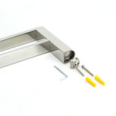 VALE Fluid Double Bar Stainless Steel Towel Rail