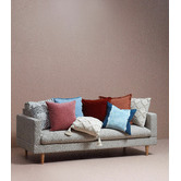 Weave Plain Bold Zoe Velvet Cushion