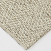 Weave Sandstorm Zambesi Hand-Woven Wool-Blend Rug