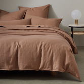 Weave Biscuit Ravello French Linen Quilt Cover Set