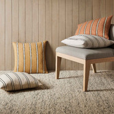 Weave Pelican Henley Hand-Loomed Wool Rug