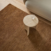 Weave Toffee Valencia Hand-Woven Wool Rug