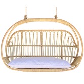 Palm Cove Living Hawaii Rattan Love Seat Chair