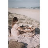 Palm Cove Living Canggu Round Rattan Coffee Table