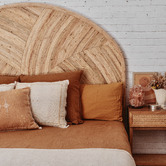 Palm Cove Living Curved Cuba Rattan Bedhead
