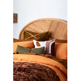 Palm Cove Living Curved Cuba Rattan Bedhead