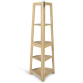 York street Hawaii 5 Tier Ladder Bookshelf