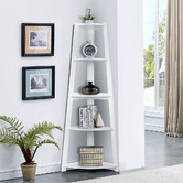 York street Hawaii 5 Tier Ladder Bookshelf