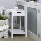 York street White Noosa 1 Drawer Bedside Tables