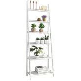 York street White Chole 6 Tier Ladder Shelf
