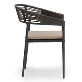 York street Dark Brown Herman Outdoor 2 Person Lounge Set