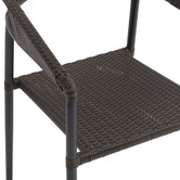 York street Dark Brown Herman Outdoor 2 Person Lounge Set