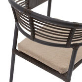 York street Dark Brown Herman Outdoor 2 Person Lounge Set