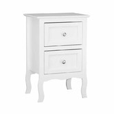 York street Viktor 2 Drawer Bedside Table