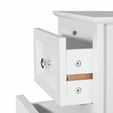 York street Viktor 2 Drawer Bedside Table