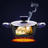 York street Anya Aluminium Casserole with Lid