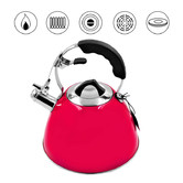 York street Red 3L Alexei Whistling Kettle