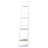 York street Koa 4 Tier Ladder Shelf