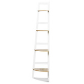 York street Koa 4 Tier Ladder Shelf