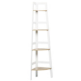 York street Koa 4 Tier Ladder Shelf