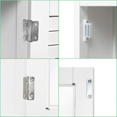 York street Lubov Tall Bathroom Cabinet