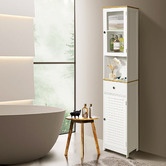 York street Lubov Tall Bathroom Cabinet