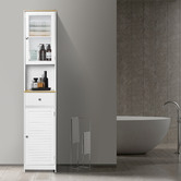 York street Lubov Tall Bathroom Cabinet