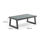 York street 5 Seater Dark Grey Olympia Outdoor Sofa Set