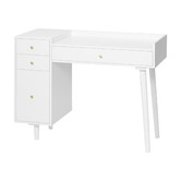 York street Elmer 4 Drawer Pine Wood Study Desk