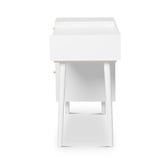 York street Elmer 4 Drawer Pine Wood Study Desk