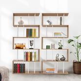 York street Kian 5 Tier Bookshelves | Temple & Webster