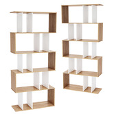 York street Kian 5 Tier Bookshelves
