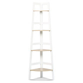 York street Hawaii 4 Tier Corner Ladder Shelves