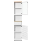 York street 2 Piece Auston Tall Cupboard &amp; Wall Cabinet Set