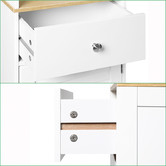 York street 2 Piece Auston Tall Cupboard &amp; Wall Cabinet Set