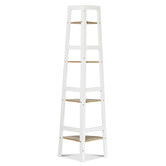 York street Hawaii 4 Tier Corner Ladder Shelves