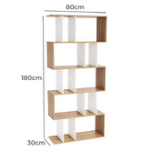York street Kian 5 Tier Bookshelves
