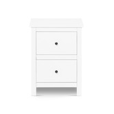 York street White Franco 2 Drawer Bedside Tables