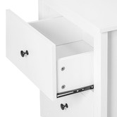 York street White Franco 2 Drawer Bedside Tables