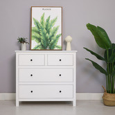 York street White Franco 4 Drawer Chest