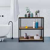 York street 2 Piece Rome Industrial Bookshelves Set