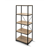 York street 2 Piece Rome Industrial Bookshelves Set