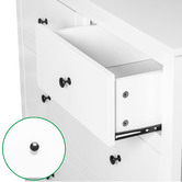 York street White Franco 4 Drawer Chest