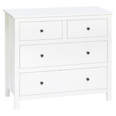 York street White Franco 4 Drawer Chest