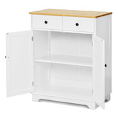 York street Zhuldyz 2 Cabinet &amp; 2 Drawer Storage Cabinet