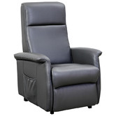 York street Rinat Faux Leather Electric Recliner Armchair