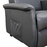 York street Rinat Faux Leather Electric Recliner Armchair