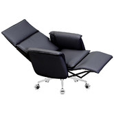 York street Aiday Faux Leather Recliner Office Armchair