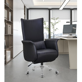 York street Inkar Faux Leather Recliner Office Armchair