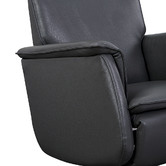 York street Aiday Faux Leather Recliner Office Armchair